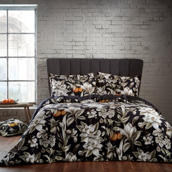 EW van Edinburgh Weavers Prachtige Bloem Premium Katoen Satijn Duvet Dekbedovertrek Set - Image 1
