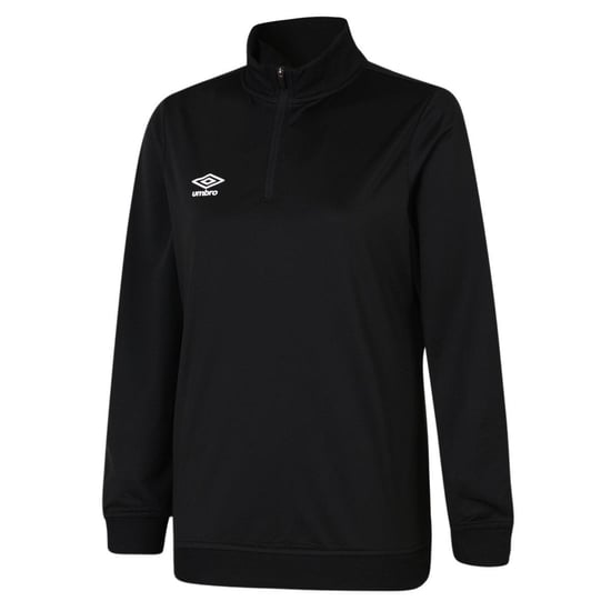 Umbro Dames/Dames Club Essential Sweatshirt met halve rits (Zwart) - Image 1