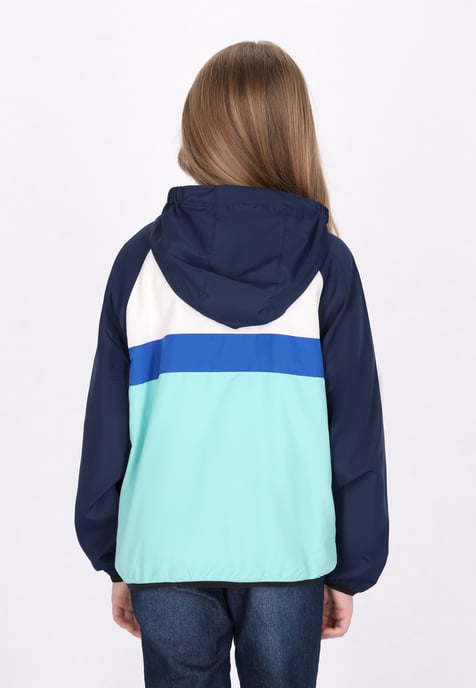 Schmuddelwedda Anorak meisjes (kinderen) Turkoois kleurblok - Image 4