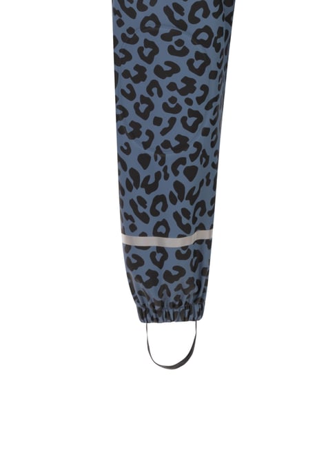 Schmuddelwedda Regenbroek Meisje Blauw grijs zwart Leeuw - Image 4