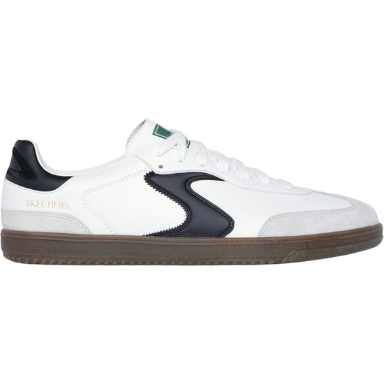 Skechers Hotshot Pyke Synthetische Heren Wit/Zwarte Trainers - Image 5