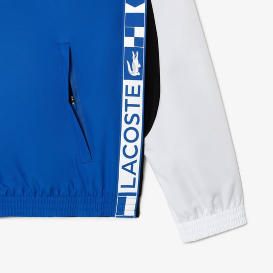 Heren Lacoste Sport Colourblock Tennisjas in Blauw - Image 3