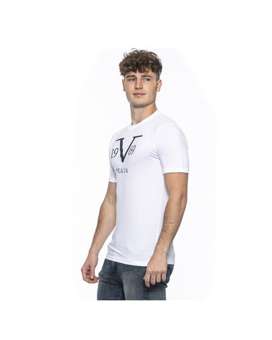 19V69 Italia Mens T-Shirt White Rayan White