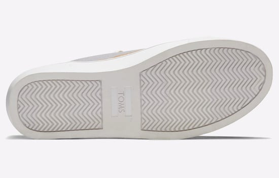 TOMS Alex 100% Katoenen Dames Sneakers In Motregen Grijs - Image 4