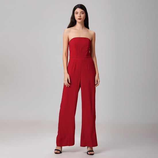 Minimalistische bustier jumpsuit - Image 1