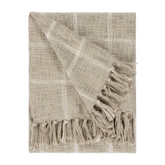 Yard Beni Check Fringed Dekentje - Image 1