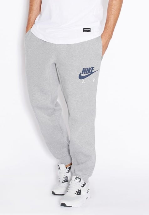 Nike Air AW77 Heren Fleece Joggers Grijs - Image 1