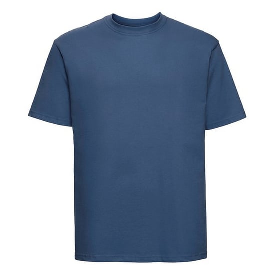 Russell Heren Klassiek Ringspun Katoen T-Shirt (Indigoblauw) - Image 1
