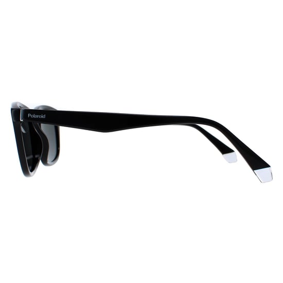 Polaroid Rectangle Mens Black Grey Polarized PLD 2104/S/X