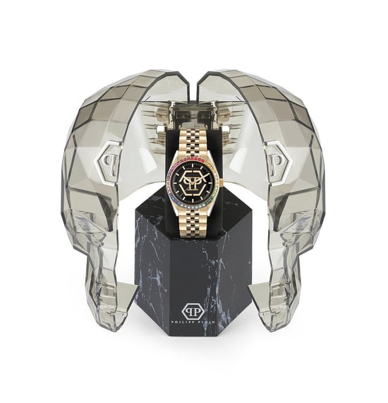 Philipp Plein Date Superlative Dames Goud Horloge PW2BA0623 - Image 4