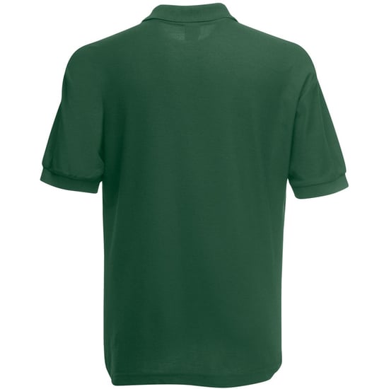 Fruit of the Loom Kinder/Kids Piqué Poloshirt met Korte Mouwen (Bottle Groen) - Image 2