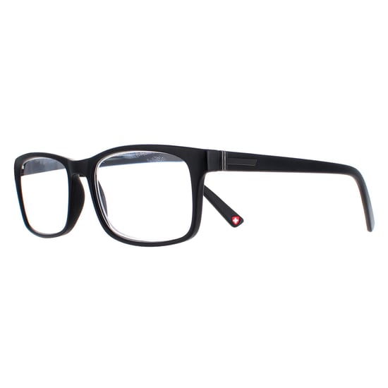 Montana Rectangle Unisex Black Glasses