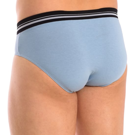 Men's anatomical front breathable fabric brief A077H