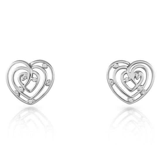 Orphelia 'Euphoria' Dames 925 Sterling Zilveren Stud Oorbellen - Zilver ZO-7522 - Image 4