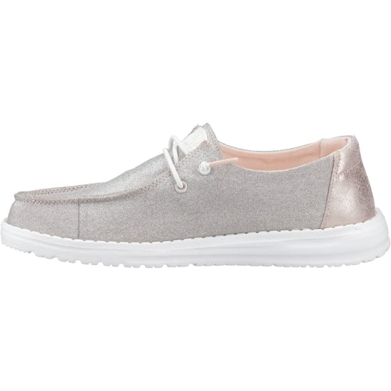 HEYDUDE Wendy Metallic Sparkle Polyester Damesschoenen Roségoud - Image 4