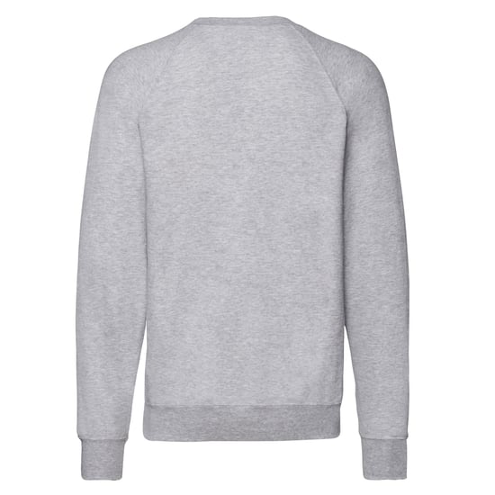 Fruit of the Loom Unisex Lichtgewicht Raglan Sweatshirt voor volwassenen (Heide Grijs) - Image 2