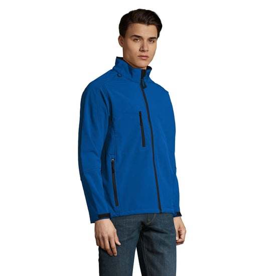 SOLS Heren Relax Soft Shell Jas (Koningsblauw) - Image 3