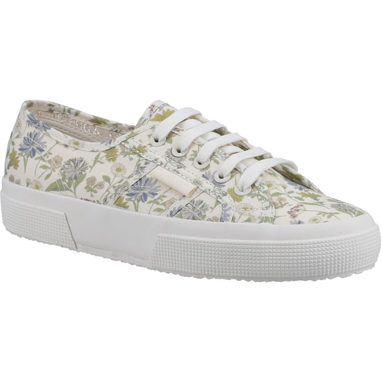 Superga 2750 Floral Print Cotton Damestrainers Wit/Bloemenprint - Image 1