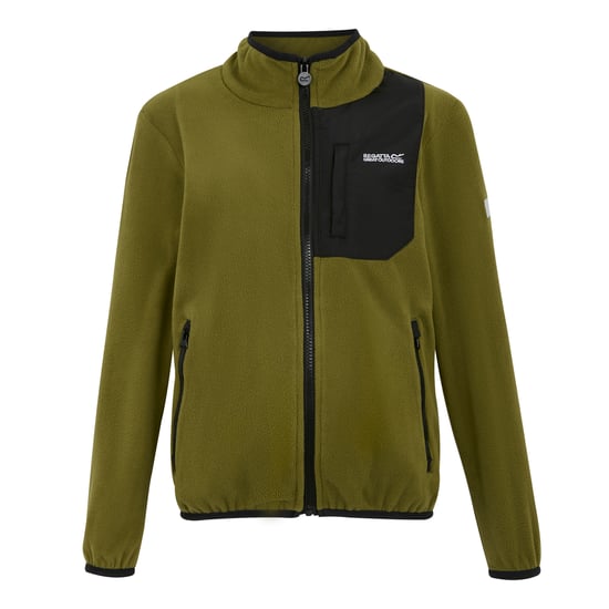 Regatta Kinder/Kids Frankie Full Zip Fleecejack (Nefrietgroen) - Image 1