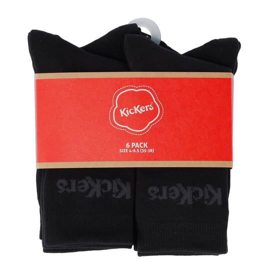 Kickers 6 PK Zwarte Sokken - Image 1