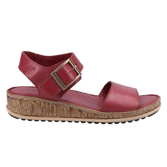 Hush Puppies Dames/dames Ellie leren sandalen (Bordeaux) - Image 3