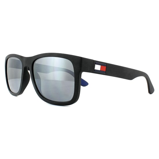 Tommy Hilfiger zonnebril TH 1556/S D51 T4 Black Gray Mirror - Image 2