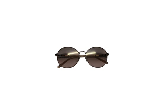 Burberry 3094 Gradiënt Ronde Zonnebril in Bruin Metaal - Image 3
