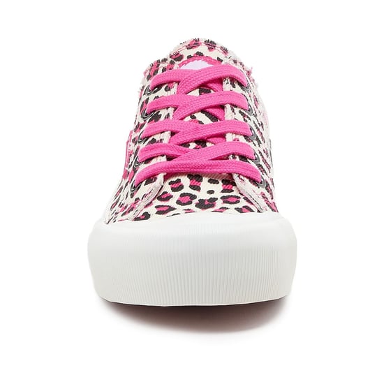 Rocket Dog Jazzin Plus Monroe Cotton Damestrainers Hot Pink - Image 3