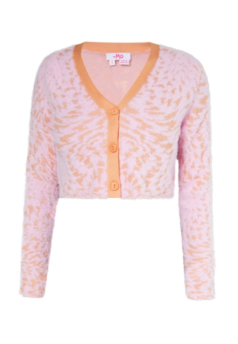 Mymo Vest Dames roze oranje - Image 1