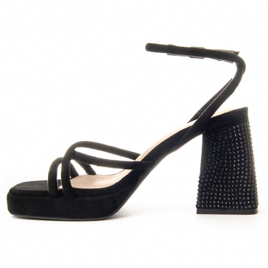 Montevita Heel Sandalen Festsand In Zwart - Image 5