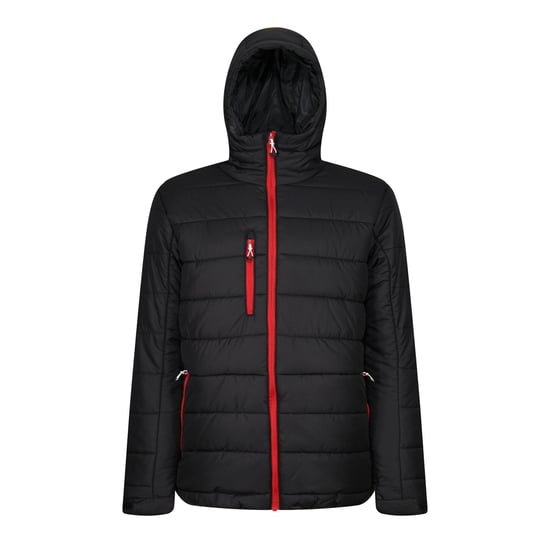 Regatta Mens Navigate Thermal Padded Jacket (Black/Classic Red)