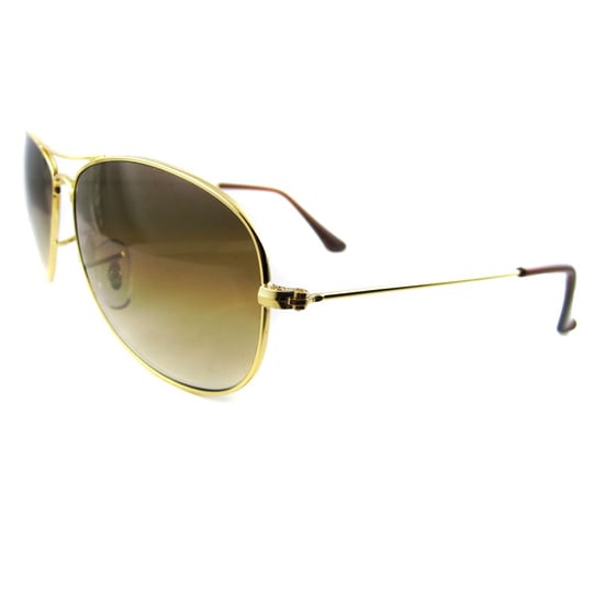 Ray-Ban Aviator Unisex Gold Brown Gradient Sunglasses