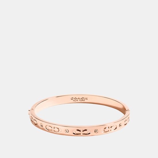 Kissing C Hinged Bangle