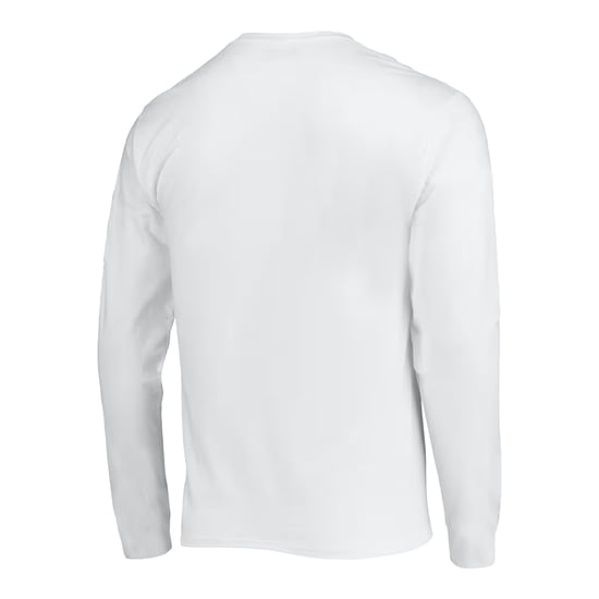 Russell Heren Klassiek T-shirt met lange mouwen (Wit) - Image 2
