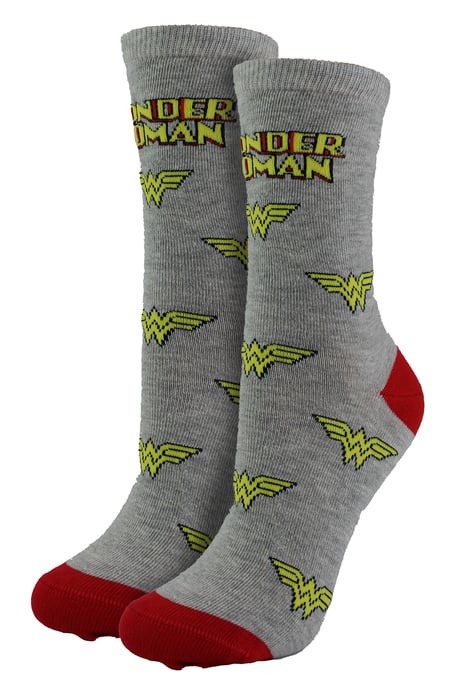 Wonder Woman Sokken voor Dames | Casual Fancy Dress Kleurrijke Novelty Sokken | Wonder Woman Cadeaus - Wonder Woman - Image 1