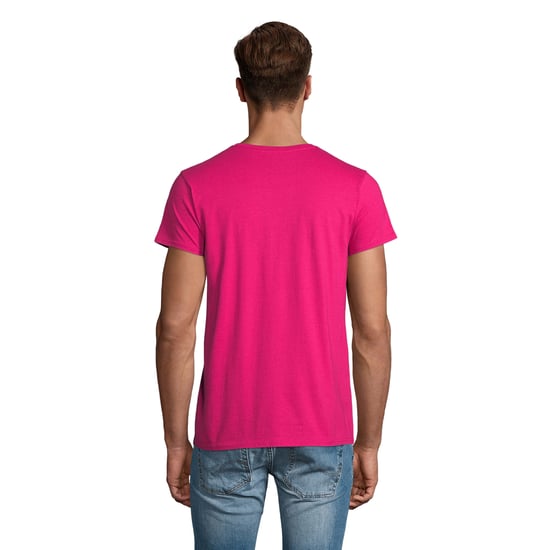 SOLS Heren Pioneer Biologisch Katoenen T-Shirt (Fuchsia) - Image 2