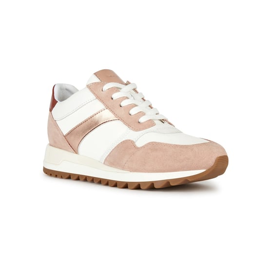 Geox D Tabelya Dames Nude/Witte Sneakers - Image 1