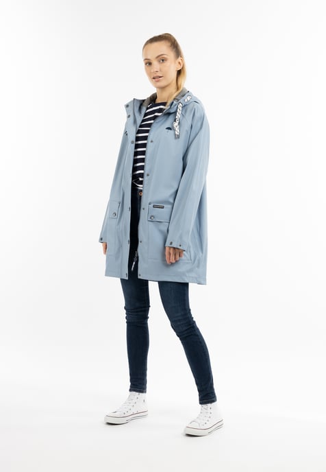 Schmuddelwedda Oversized mackintosh bridgeport Dames Lichtblauw-271 - Image 2