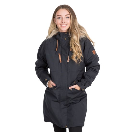 Trespass Womens/Ladies Faithful Waterproof Jacket (Dark Grey)