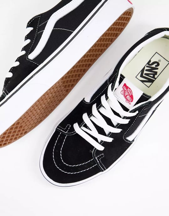 Vans Dames Sk8-Low Sneakers In Zwart - Image 4