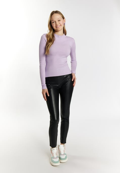 Mymo Gebreide trui Dames violet - Image 2