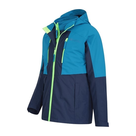 Mountain Warehouse Kinder/Kids Ravine 3 in 1 Waterdichte Jas (Blauw) - Image 3
