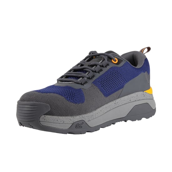 Regatta Mens Crossfort Safety Boots (Twilight Blue/Gunmetal Grey)