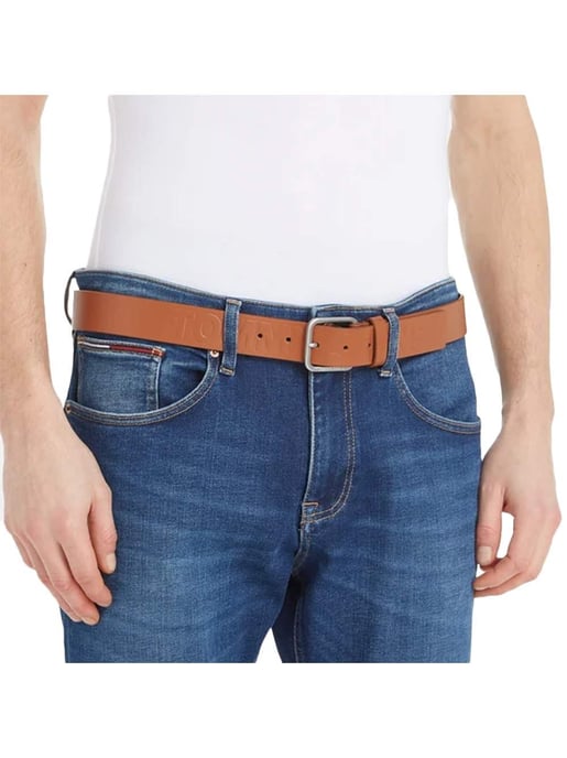 Tommy Jeans herenriem met authentieke vlag - Image 3