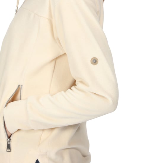 Regatta Womens/Ladies Velour Full Zip Fleece Jacket (Light Vanilla)