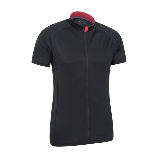 Mountain Warehouse Mens Roubaix Full Zip Cycling Top (Jet Black)
