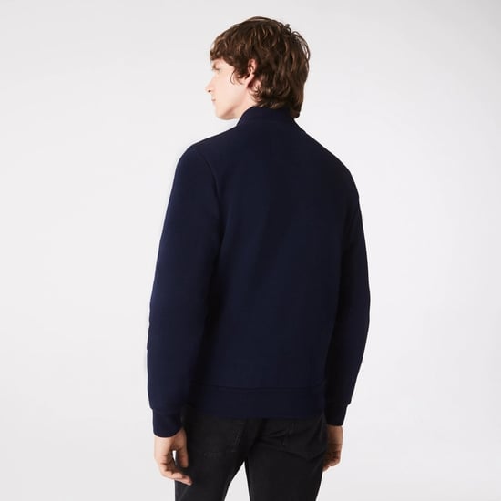 Lacoste regular fit brushed fleece men's sweatshirt with zipper