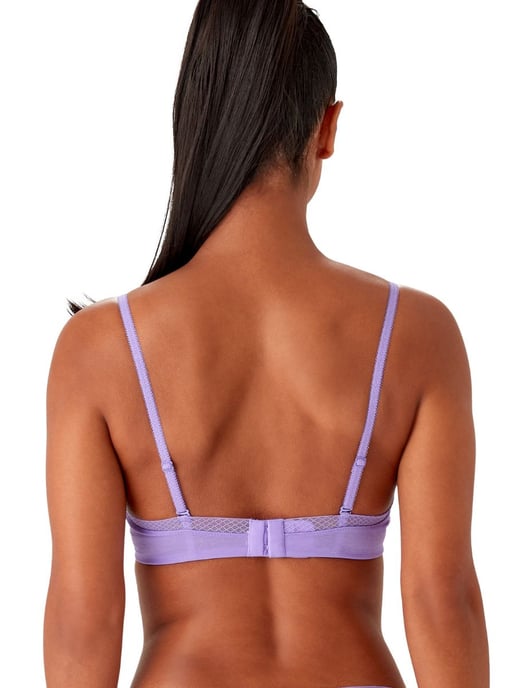 Glossies Sheer Moulded Bra - Violet