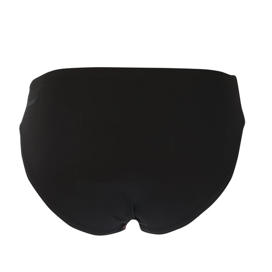 Men's Speedo Allover 7cm Swim Briefs in Black Red
