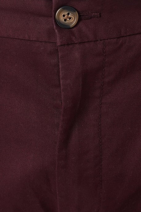 Burton Mens Slim Fit Chino Trousers Blue Cotton Blend Elastane All Seasons - Image 5
